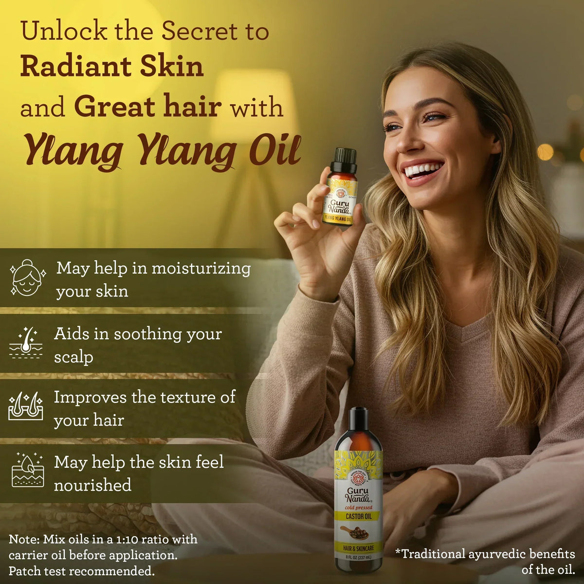 Ylang Ylang Essential Oil, 10mL - 2-Pack