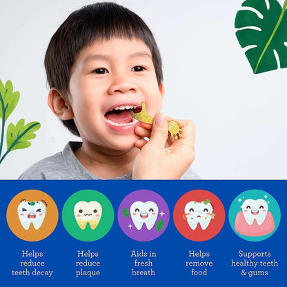 Kids' Giraffe Shaped Flossers, Fluoride-Free