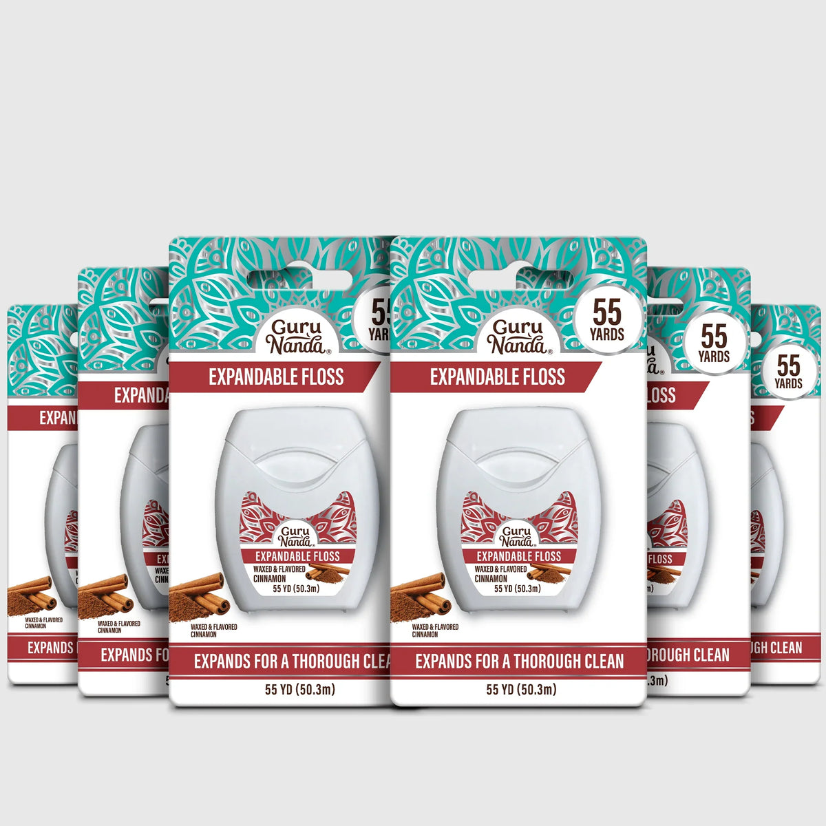 Cinnamon Flavored Expandable Dental Floss – 55 Yards