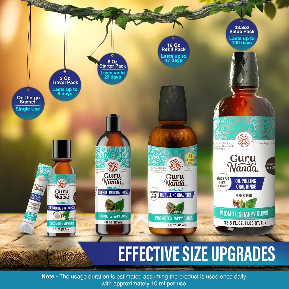 Farmed Mint Oil Pulling with 7 Essential Oils & Vitamins D3, E & K2