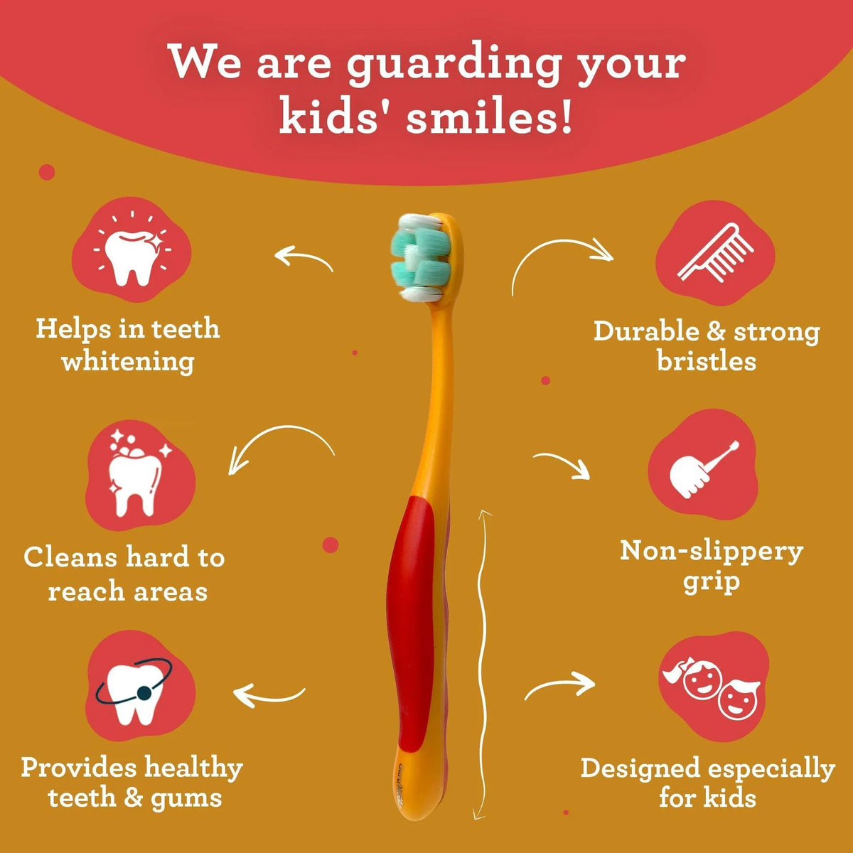 Kids Butter on Gums Toothbrush – 4 Pack