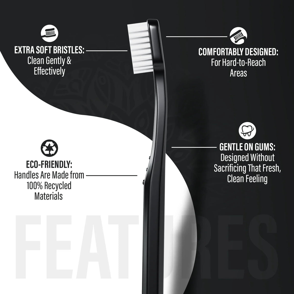 Yin & Yang Extra-Soft Toothbrush – 2 Pack