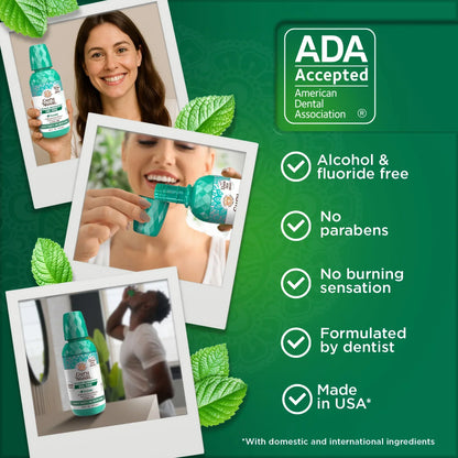 Fresh Breath Harmonizer Oral Rinse, Wild Mint