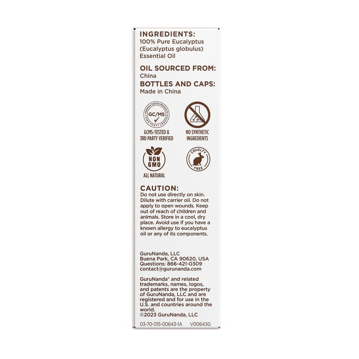 Eucalyptus Essential Oil, 15 ML – 1 Pack