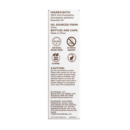 Eucalyptus Essential Oil, 15 ML – 1 Pack