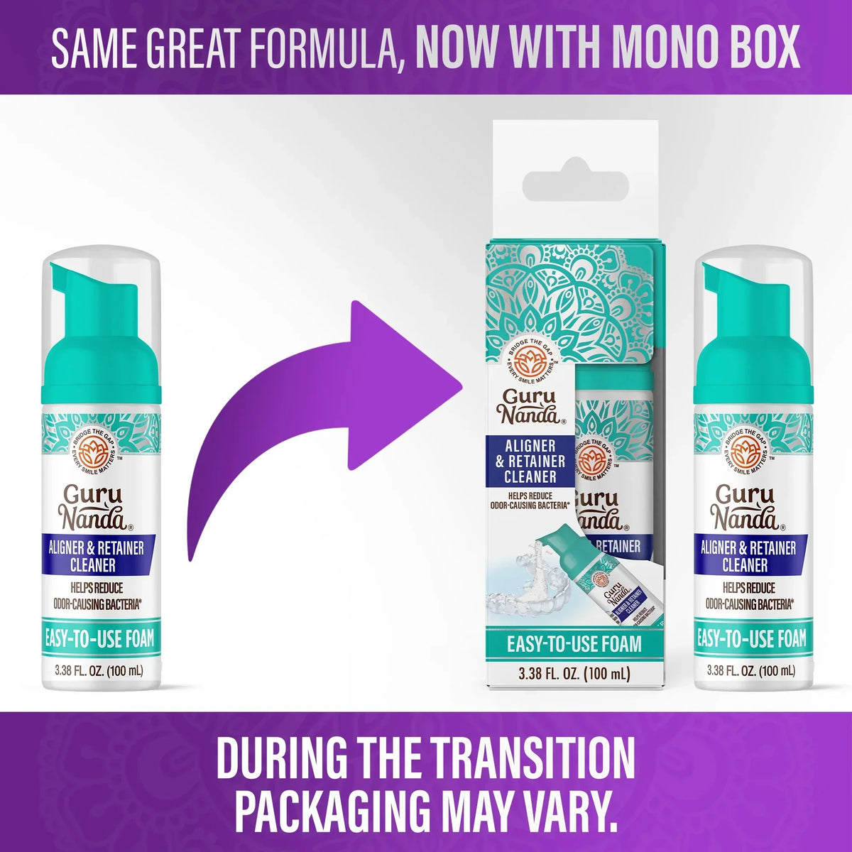 Aligner & Retainer Foam Cleaner – 3.38 fl oz