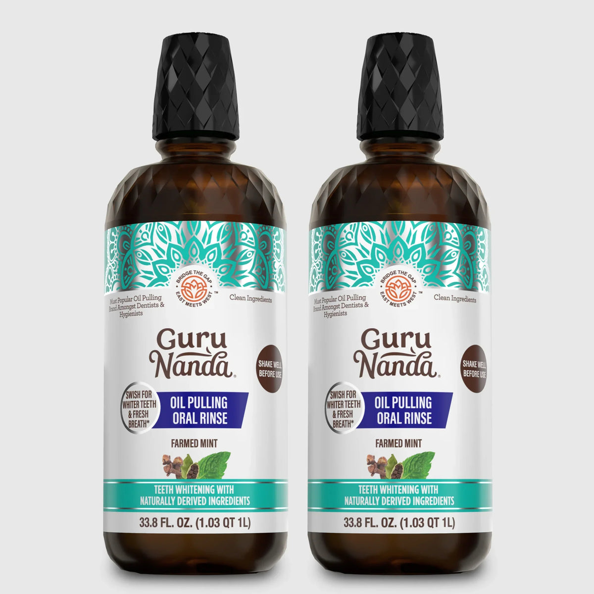 Farmed Mint Oil Pulling with 7 Essential Oils & Vitamins D3, E & K2