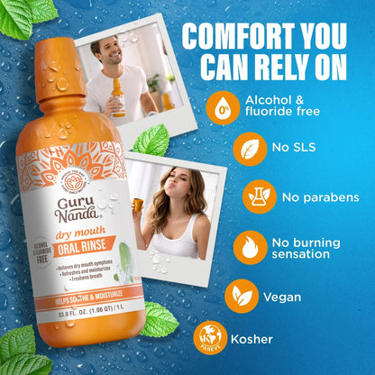 Dry Mouth Oral Rinse, Fresh Mint