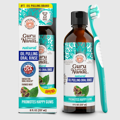 Farmed Mint Oil Pulling with 7 Essential Oils & Vitamins D3, E & K2