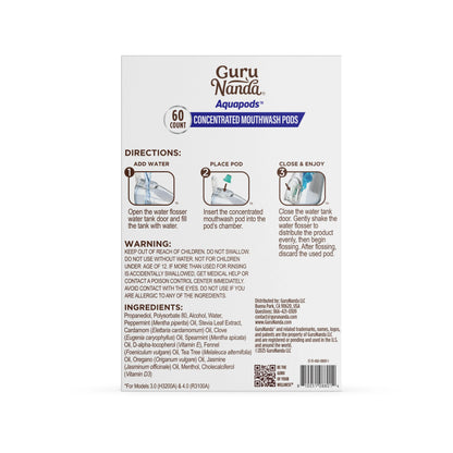 Concentrated Mouthwash Aquapods – 60 Count
