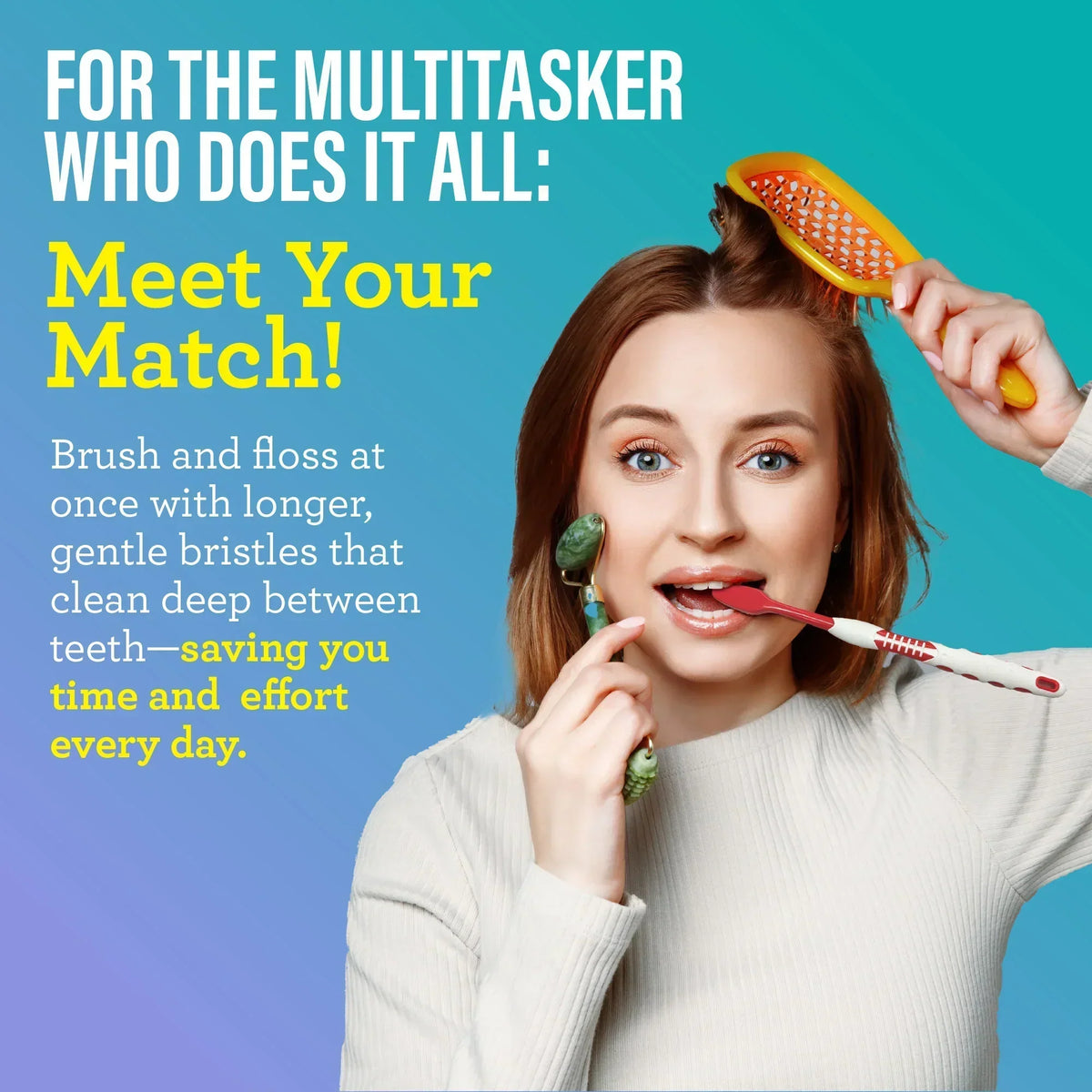 Floss Fusion Toothbrush
