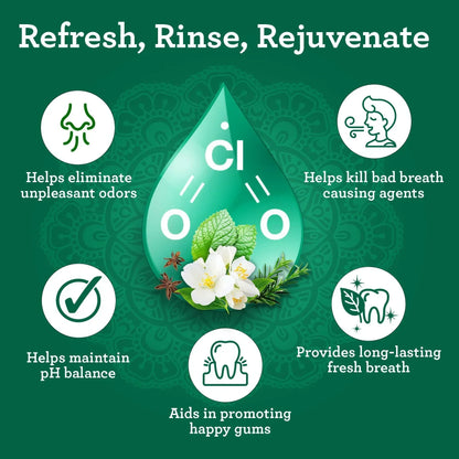 Dual Barrel Breath Harmonizer Mouthwash, Wild Mint