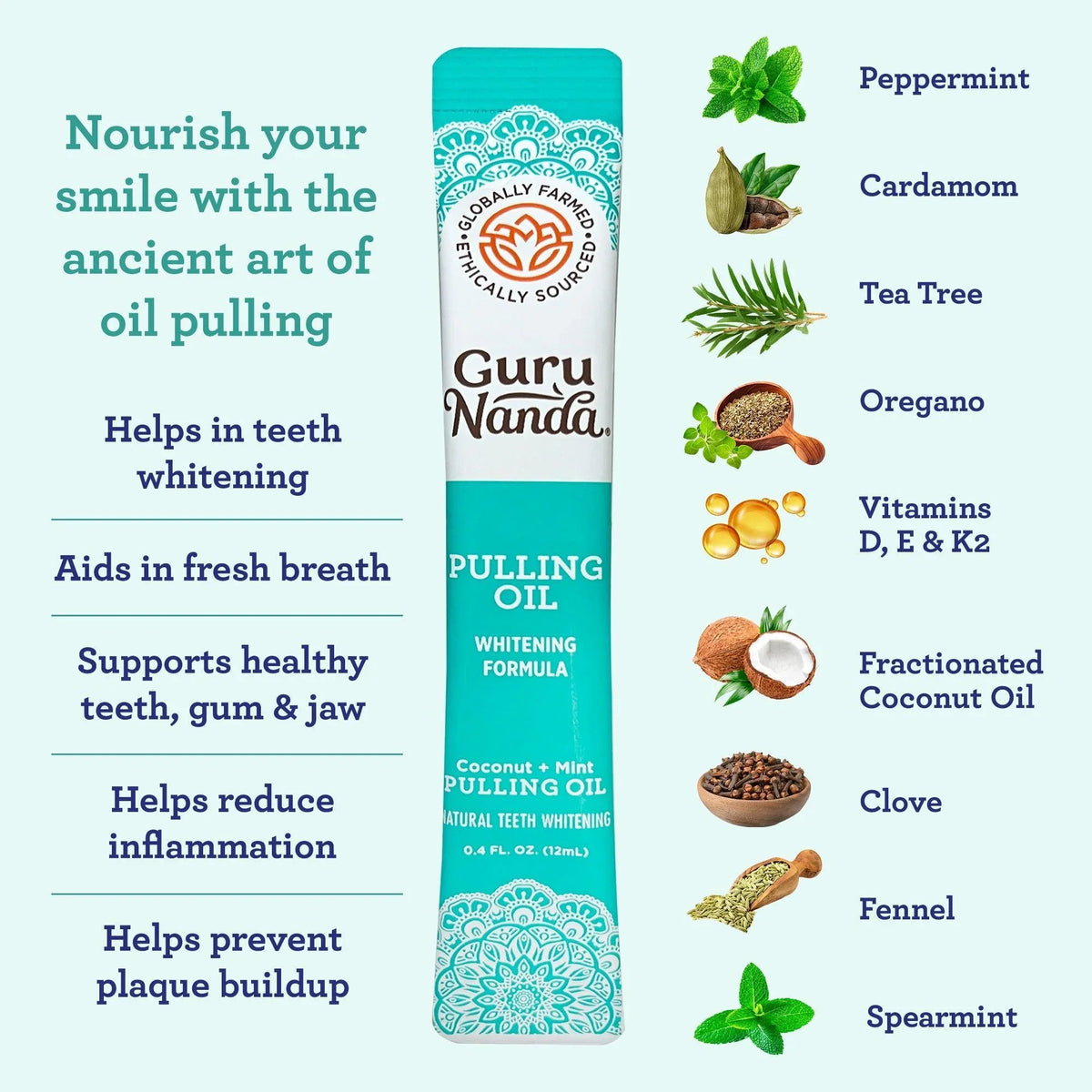 GuruNanda Oral Care Travel Kit