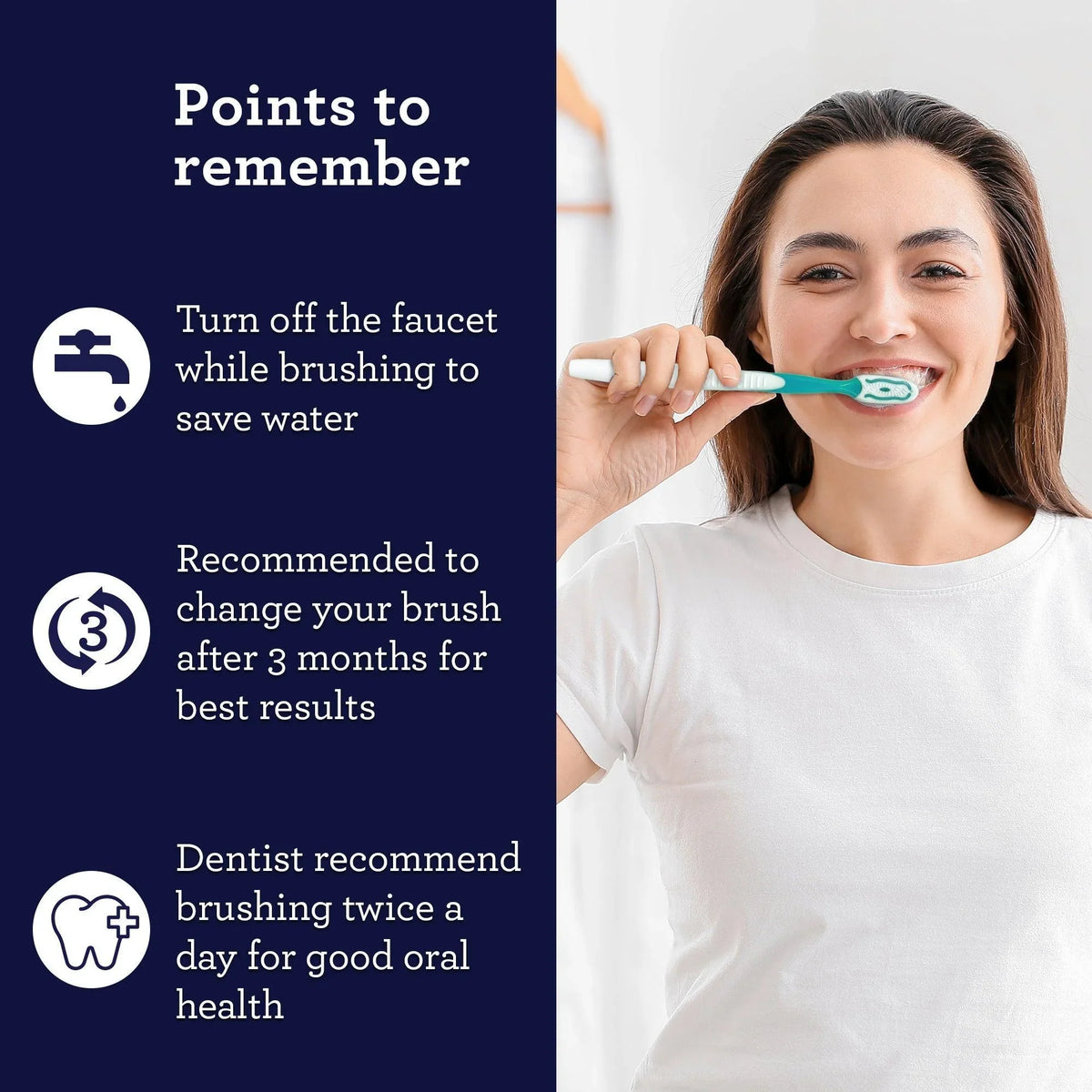 Multi-Action Toothbrush with Tongue Cleaner – 8 Pack