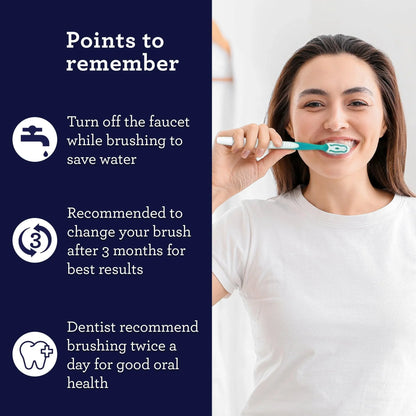 Multi-Action Toothbrush with Tongue Cleaner – 8 Pack
