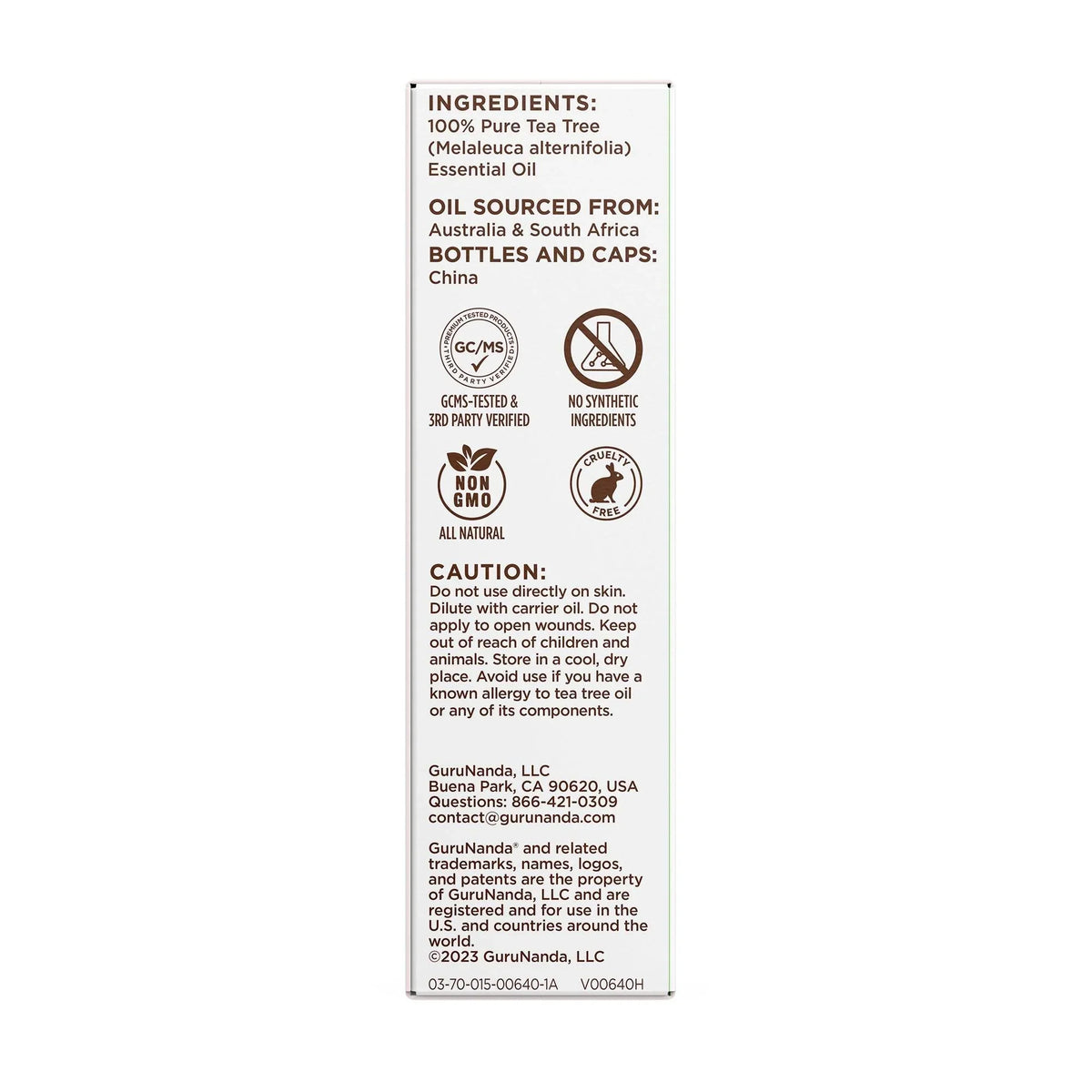 Tea Tree Essential Oil, 15 mL