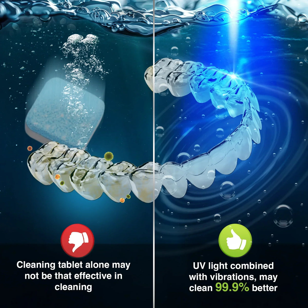Retainer & Denture Cleaning Pod