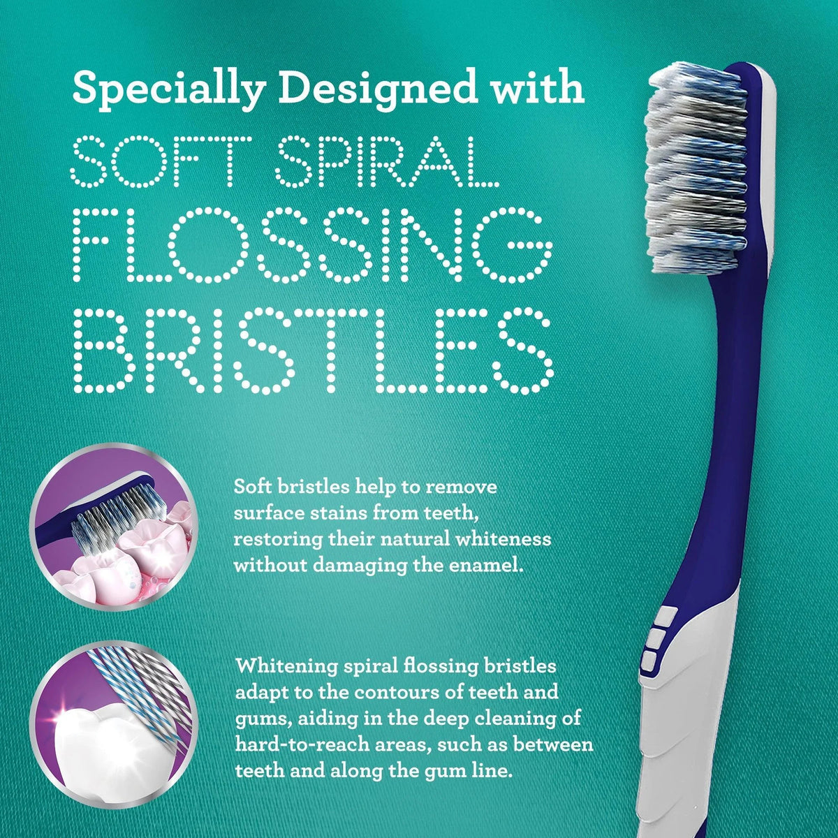 Gentle Giant Whitening Spiral Toothbrush