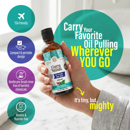 Farmed Mint Oil Pulling with 7 Essential Oils & Vitamins D3, E & K2