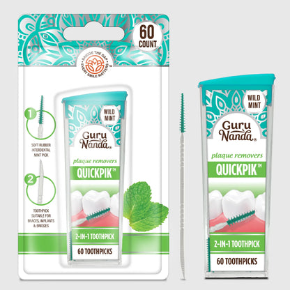 2-in-1 QuickPik Toothpick with Travel Case