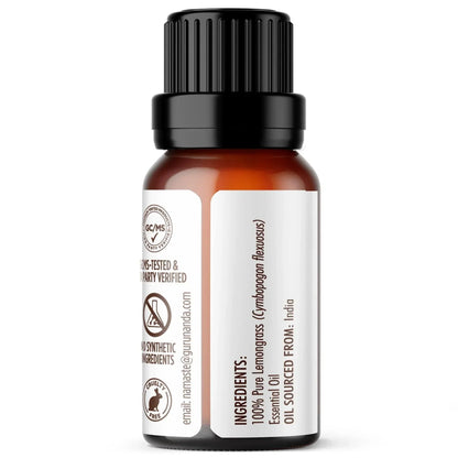 Lemongrass Essential Oil, 15 mL - 2 -Pack